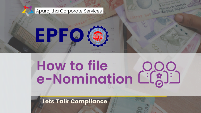 File E-Nomination for EPFO