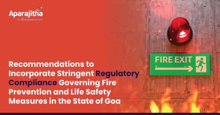 Recommendation letter Regulatory Compliance Governing Fire Prevention - Goa